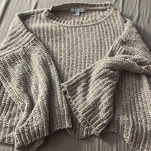 Gray sweater